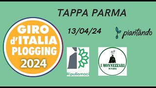 Tappa Parma giro dItalia di plogging 2024 [upl. by Llehsam]