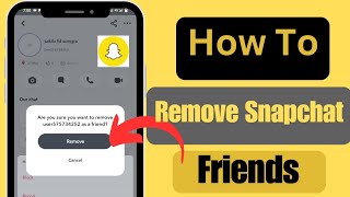 How To Remove Friends On Snapchat  Snapchat Me Friend Ko Remove Kaise Kare how to unfriend friends [upl. by Aidahs]