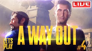 A Way Out  Lets Play  Part 4 [upl. by Lacym]