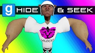 Gmod Hide and Seek  Buff Character Edition Garrys Mod Funny Moments [upl. by Cirdnek]