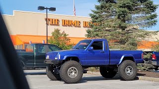 Jeep Comanche 4x4 Pickup Custom  Truck Spotting [upl. by Mayhew96]