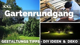 Garten Deko DIY  Gartengestaltung Tipps Ideen  Gartenbeleuchtung  Gartenmöbel  Garten gestalten [upl. by Jule]