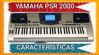 YAMAHA PSR 2000 CARACTERÍSTICAS [upl. by Maclaine]