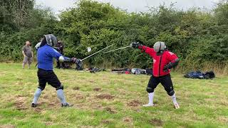 Spadroon Sparring  Alex Kraken Swords vs Nick AHF [upl. by Bergstein]