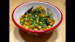 Simple Chhole Garbanzo Beans Recipe [upl. by Mayap]