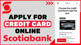 Scotiabank Apply for Credit Card Online [upl. by Milstone464]