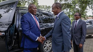 Kitui Governor Malombe arriving at Makueni for SEKEB meeting [upl. by Oniger]