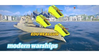 MODERN WARSHIPS GUNAKAN MERIAM EDU REALGUN LIMITED EDISI [upl. by Ardnasela239]