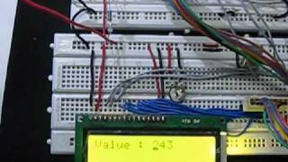 Interfacing ADC0808 with LDR using 8051 Microcontroller Interrupt Clock [upl. by Nawk426]