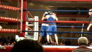 Adrian Perez vs Joshua Santos boxingfight [upl. by Salguod]