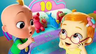 Ten in the Bed  Zigaloo  Best Kids Songs and Nursery Rhymes  LooLoo Kids [upl. by Murial]