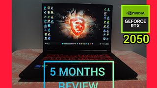 After  5 months  of 👍💻 MSI GF63 thin i5 11260H with Nvidia RTX 2050 msi gaming laptop [upl. by Naelcm397]