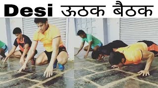 Kushti Pushups  Wrestling Uthak Baithak Non Stop [upl. by Fleece997]