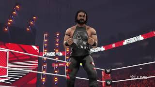 The OTC Roman Reigns call Jacob Fatu for a one vs one fight on WWE 2K23 World Championship Title [upl. by Hayidah]