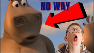 MOTO MOTO IS CHUNKY  madagascar 2 reaction [upl. by Odranreb]