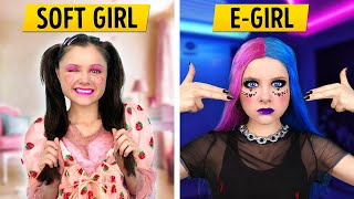 EGIRL vs SOFT GIRL when GRANDMA is coming – Relatable family musical by La La Life [upl. by Chrissa25]