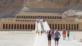 Egipt  Luksor  Świątynia Hatszepsut Temple of Hatshepsut [upl. by Healion]