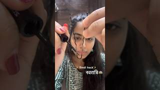 Navratri Bindi hack ✨goesviral trendingshorts shorts hacks diy ashortaday navratri festival [upl. by Enomes418]