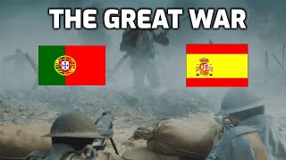 WW1 SPAIN INVADES PORTUGAL The Great War Total War [upl. by Aicnerolf39]