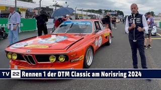 MOTOR TV22 Rennen 1 DTM Classic die besten Bildern und Interviews Startaufstellung Norisring 2024 [upl. by Shaina946]