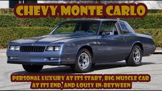 Here’s how the Chevy Monte Carlo was three different cars over its lifetime [upl. by Llerrad]