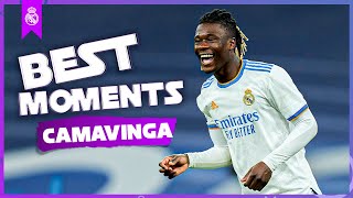 Eduardo Camavinga BEST Real Madrid MOMENTS [upl. by Kerad]