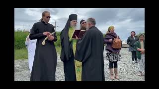 Orthodox Bishop Alexis of all Alaska and Sitka Blessing of the Boats in Nanwalek [upl. by Adah]