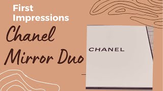 Chanel Mirror Duo Miroir Double Facettes First Impressions [upl. by Nibur]