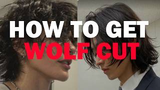 how to get a WOLF CUT  easily   Best Haircut for MEN [upl. by Laurentia871]