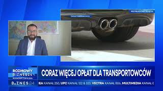 Coraz więcej opłat dla transportowców [upl. by Nittirb642]