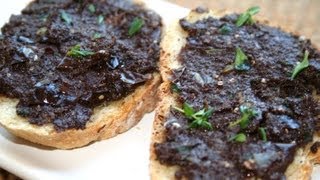 Tapenade de aceitunas negras [upl. by Ecnerolf]