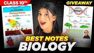 Best Science Notes for CLASS 10 Boards 2025🔥 1 Chapter  4 Pages😎 GIVEAWAY🎉 [upl. by Ttebroc517]