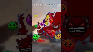 POV you live in Europe during WW2 shorts memes mapping viral [upl. by Towbin863]