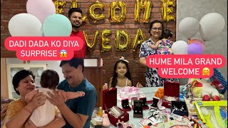 DADI DADA KO DIYA SURPRISE 😱  HUME MILA GRAND WELCOME 🤗  ROHINIDILAIK [upl. by Aratahs]