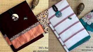 NARAYANPET MACHINE GAS MERCERISED COTTON SAREE WITH RUNNING BLOUSE [upl. by Janyte]