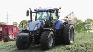 GRAS KUILEN 2020 NEW HOLLAND T 7270 HOLARAS KUILVERDELER [upl. by Onairam]