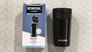 Borosil Coffeemate Insulated Mug Vacuum Insulated Travel Coffee Mug with Lid 300mlindiaunboxed [upl. by Joby267]