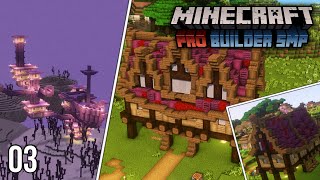 Minecraft Pro Builder SMP  Episode 3  Dragon Fight and First PRO House Survival Multiplayer 116 [upl. by Omlesna]