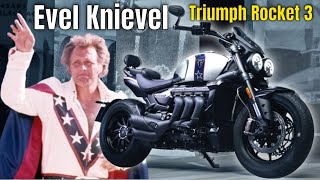 2025 Triumph Rocket 3 Special Editions Honors Evel Knievel [upl. by Naamana401]