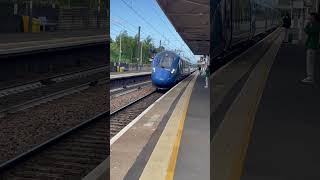 Lumo Class 803 for London Kings Cross arriving into Morpeth station train trainspotting [upl. by Mackenzie754]