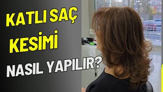 Serkan Karayılan Kuaför Canlı Yayını Katlı Saç Kesimi Tasarımı Nasıl Yapılır [upl. by Tsugua867]