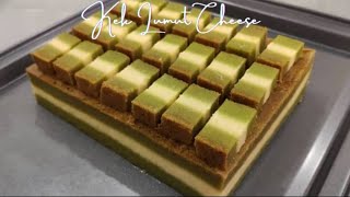 Kek Lapis Sarawak  Kek Lumut Cheese  Resepi Kek Lapis Sarawak  Sarawak Layer Cake [upl. by Meluhs]