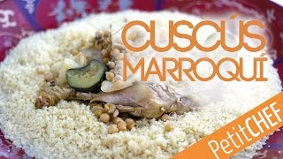 Cómo hacer cuscús marroquí tradicional con pollo Petitchef [upl. by Drofnas]