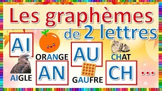 Les graphèmes de 2 lettres  méthode Montessori [upl. by Ehr]