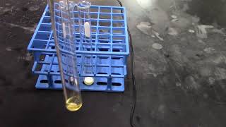 Ferric Chloride Test of Synthesized Aspirin [upl. by Veronike]