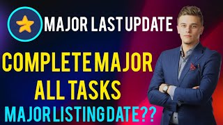 Complete Major All Tasks  Major Listing Date major majorcoin [upl. by Schoening]