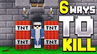 6 WAYS TO KILL 09SHARKBOY IN MINECRAFT [upl. by Sirdna]