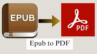 How to convert Epub file to a PDF document in 60 seconds  ebook to pdf [upl. by Supen50]