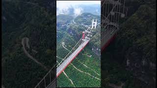 Connection of bridges and tunnels Xiangxi Aizhai Bridge Hunan Province china xiangxi aizhai [upl. by Orpah]