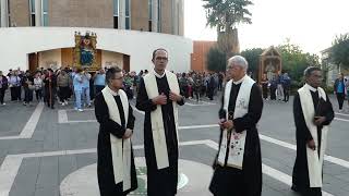 Schiavonea ieri e oggi Processione della Madonna della Schiavonea [upl. by Yrot]